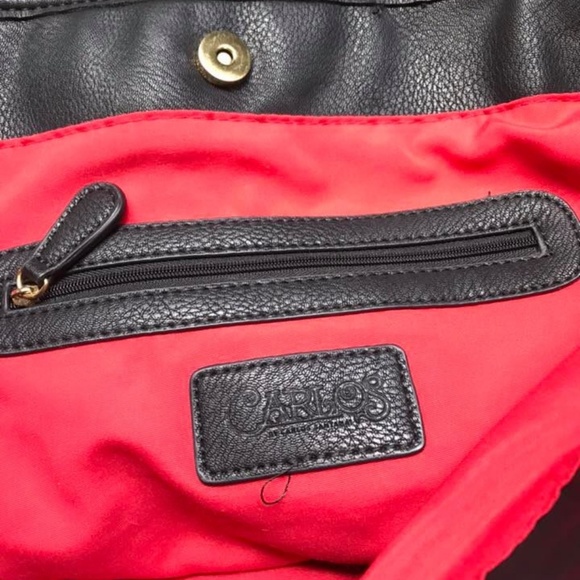 Carlos Santana Handbag - Black and Gold - Picture 2 of 2